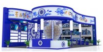 青花瓷酒亮相糖酒會(huì),精艷展位設(shè)計(jì)獲秒贊